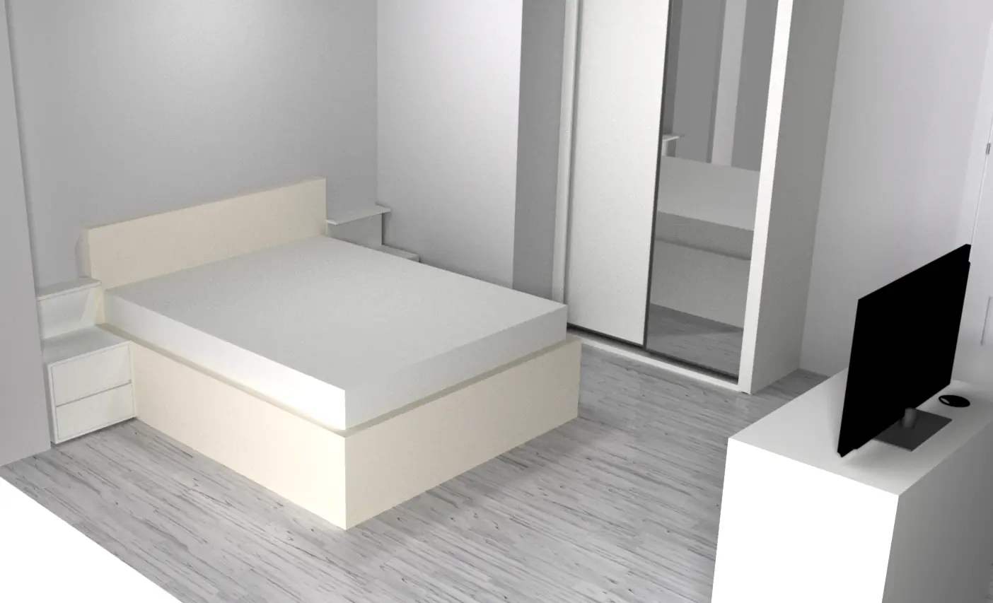 Proiecte 3D — Dormitoare — randare 16