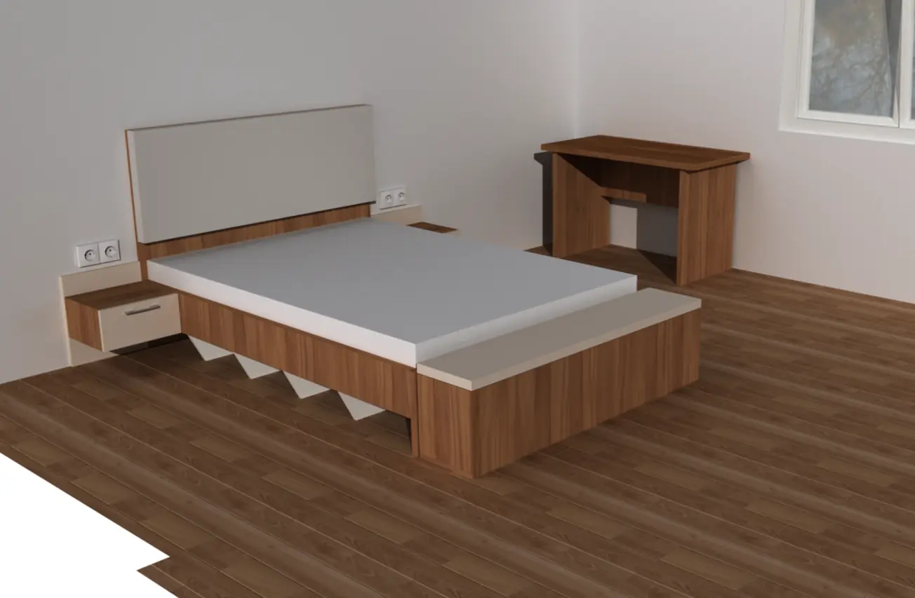 Proiecte 3D — Dormitoare — randare 17