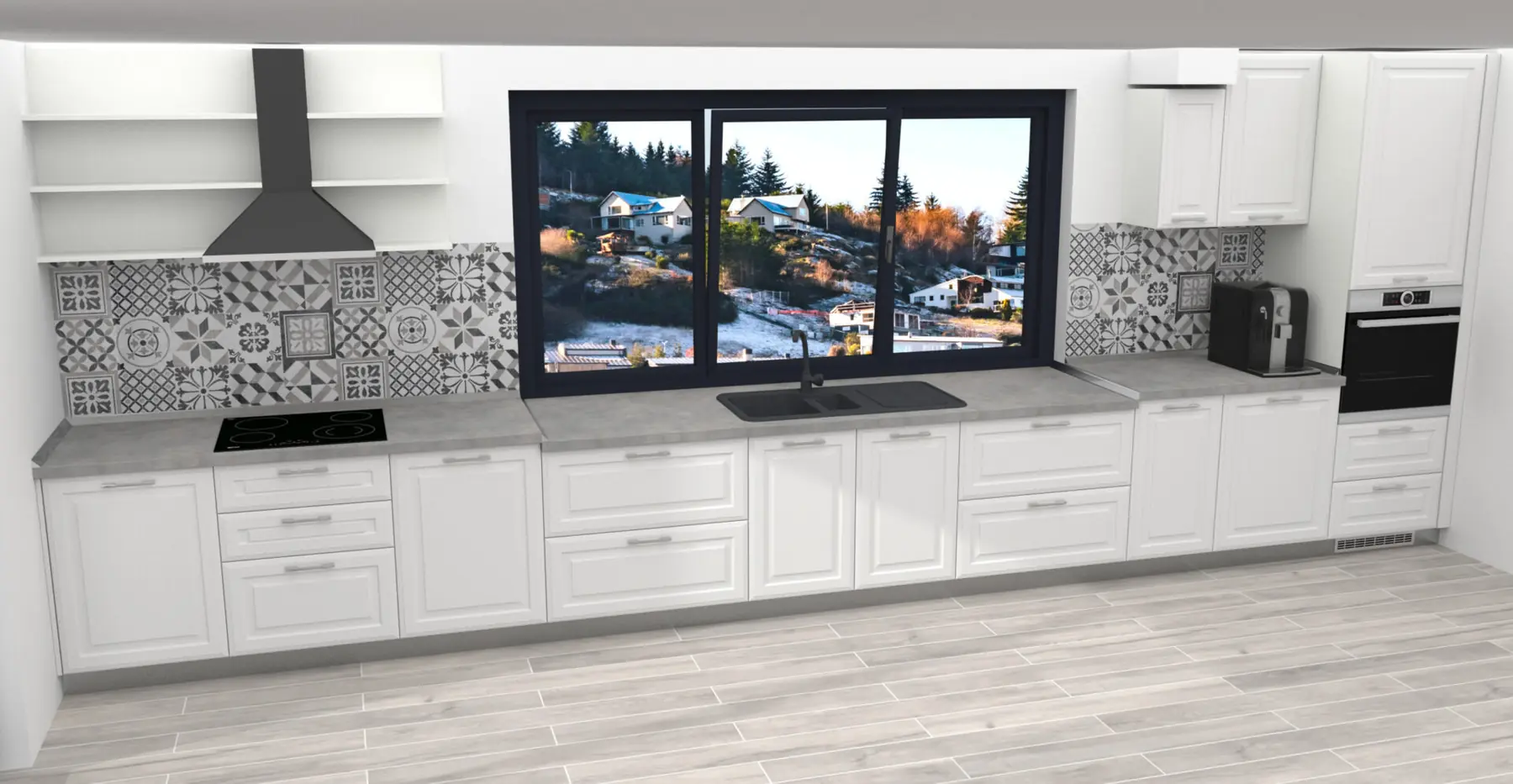 Proiecte 3D — Bucătării — randare 4