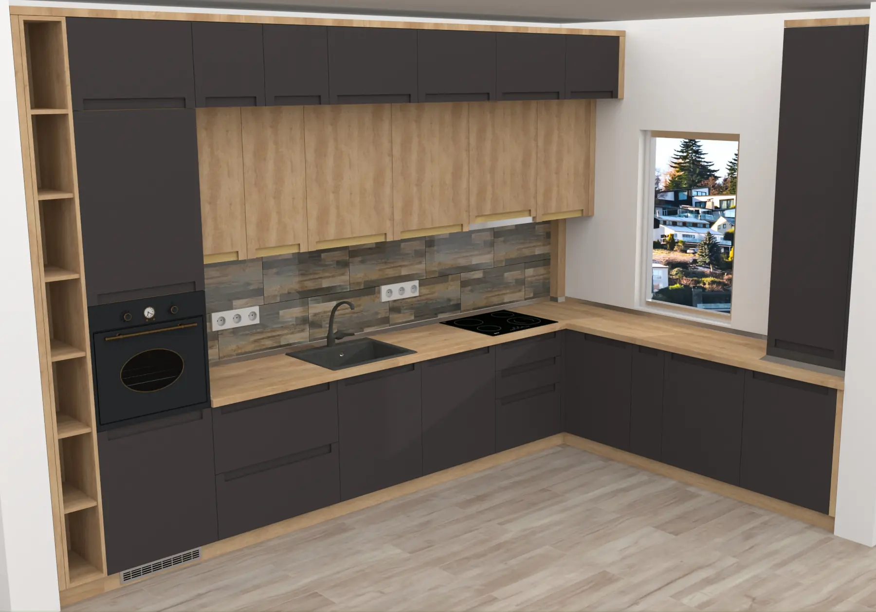 Proiecte 3D — Bucătării — randare 5