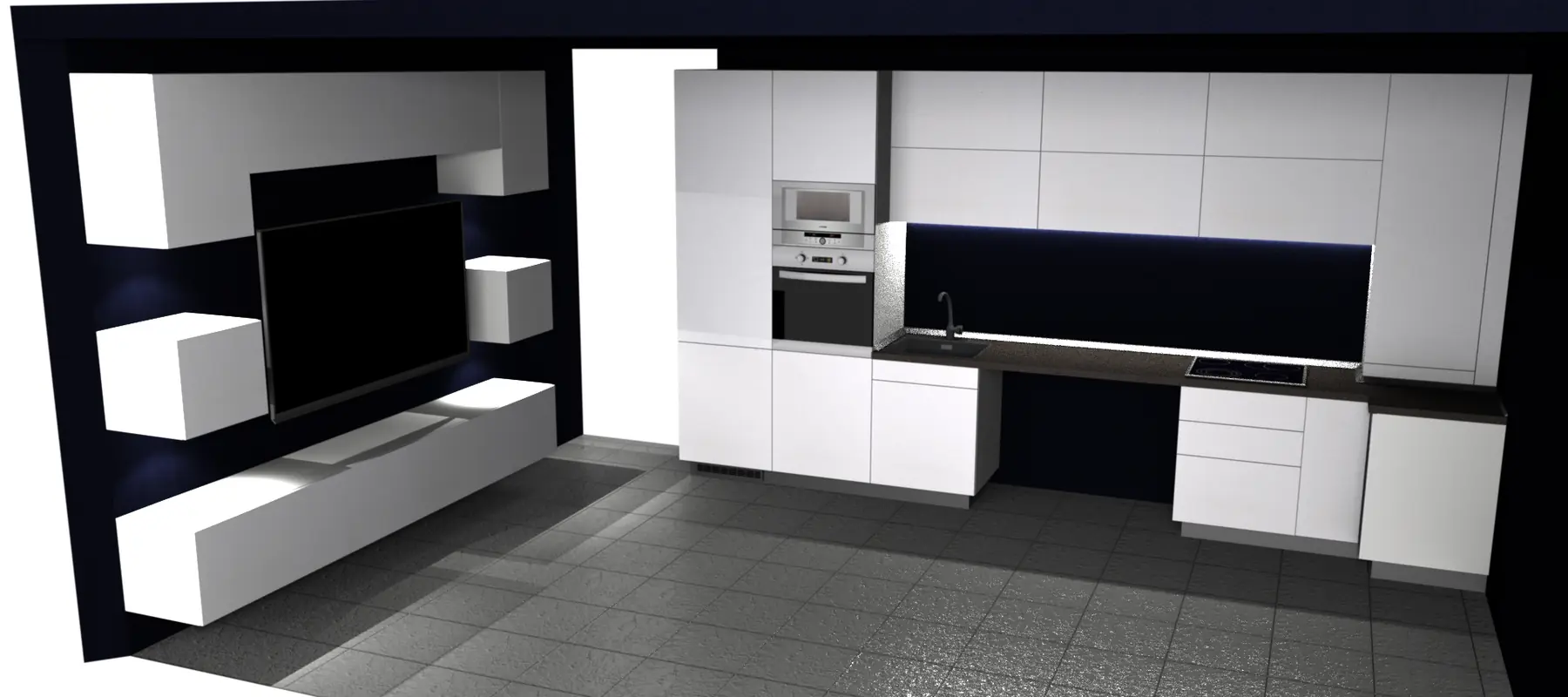 Proiecte 3D — Bucătării — randare 10
