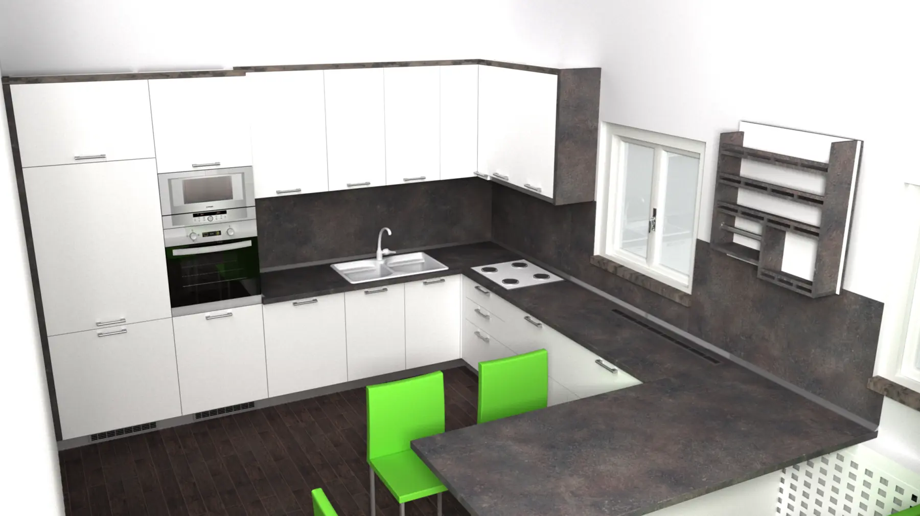 Proiecte 3D — Bucătării — randare 11