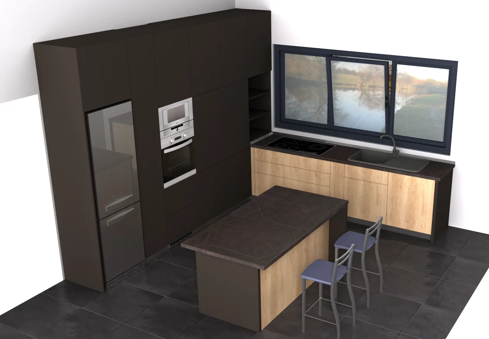 Proiecte 3D — Bucătării — randare 28