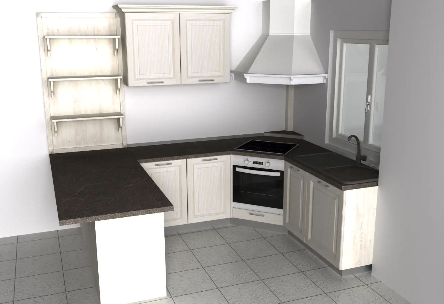 Proiecte 3D — Bucătării — randare 30