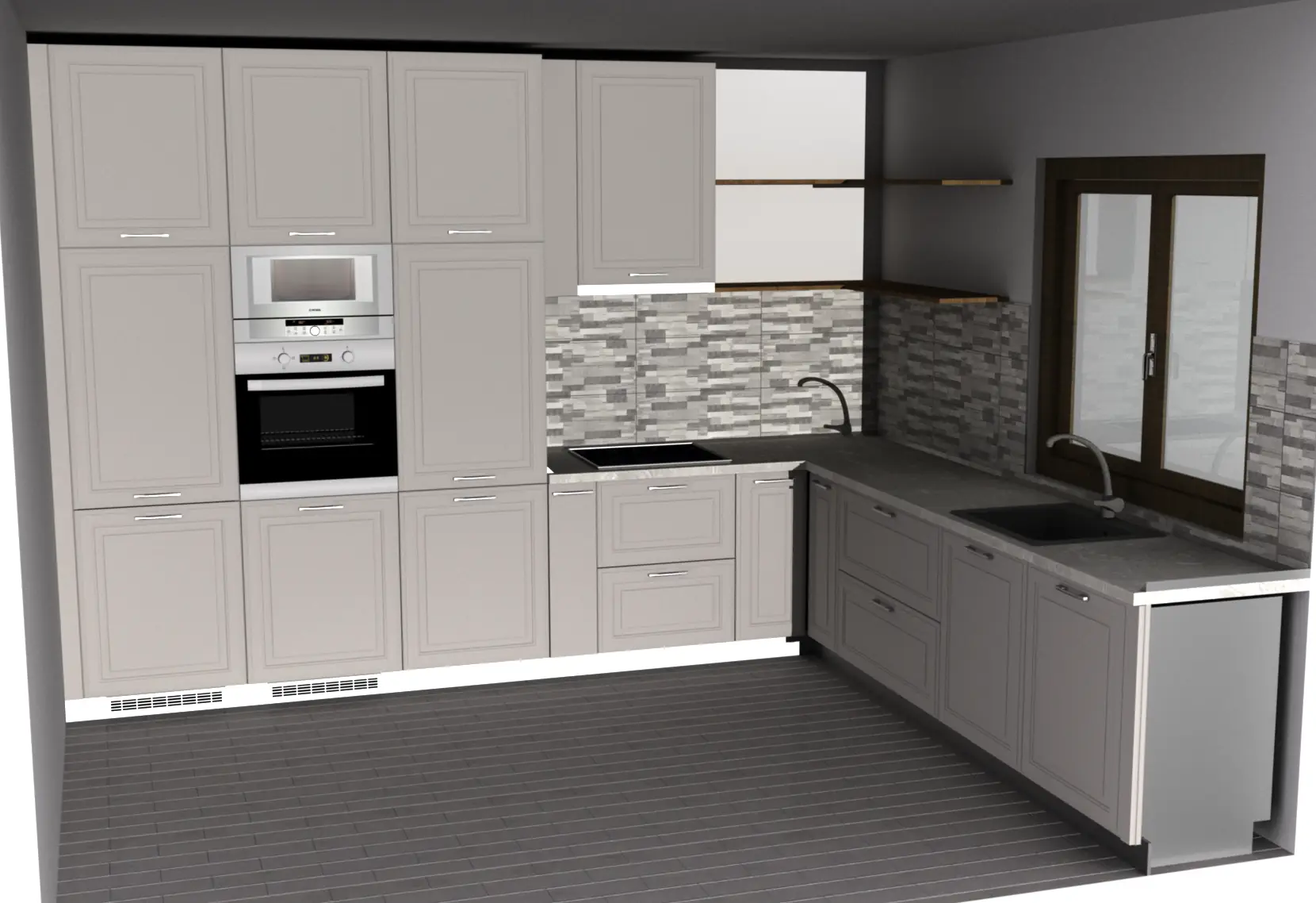 Proiecte 3D — Bucătării — randare 32