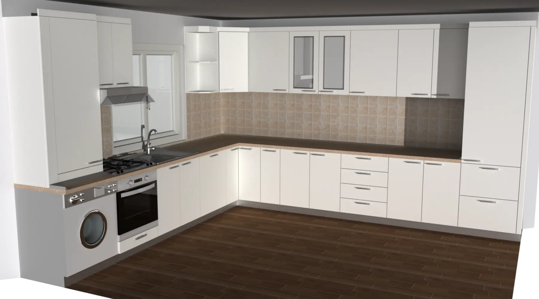 Proiecte 3D — Bucătării — randare 34